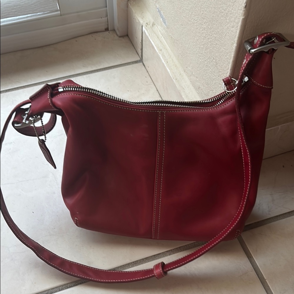 Coach Burgundy Leather Women's Bag vintage